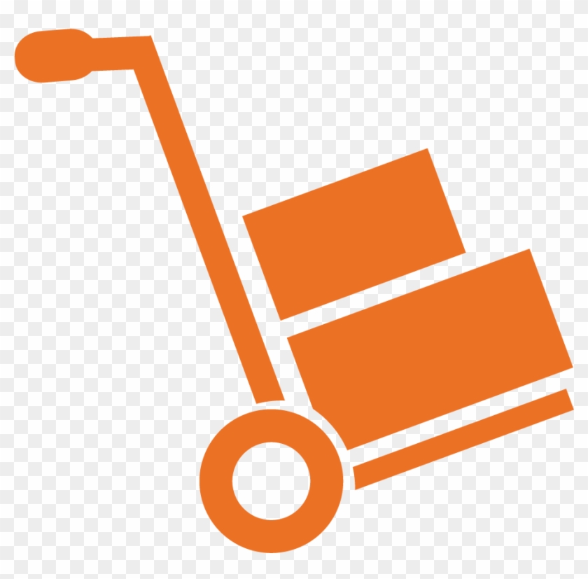 Product Distribution And Network Genration - Hand Truck Icon Clipart
