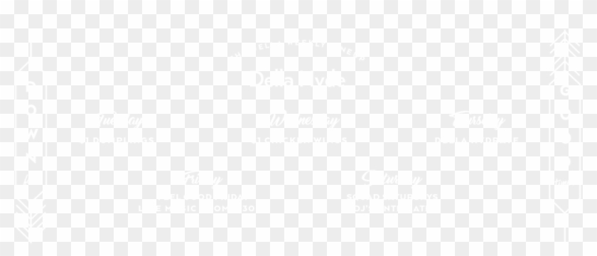 Weekly Lineup Whats On Della Dec 2018 - Jhu Logo White Clipart #2199503