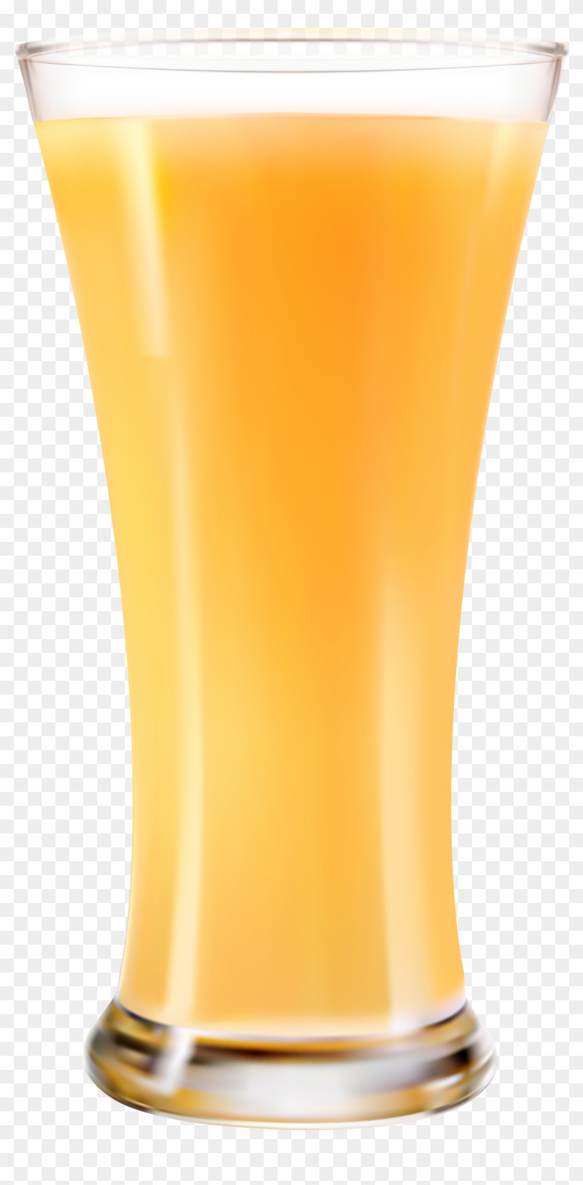 Glass With Orange Juice Png Vector Clipart Image Transparent - Glass With Juice Png