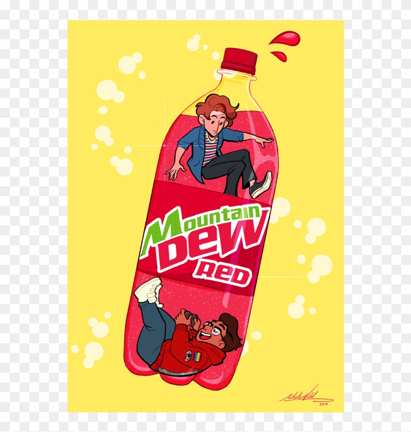 Mtn Dew Red [mini Print] - Mountain Dew Red Bmc Clipart