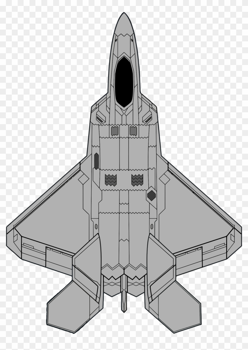 Brown Fighter Jet Clipart - Jet Fighter Top View - Png Download