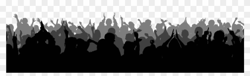 Freeuse Download Julius Caesar S Rise And Fall Free - Concert Crowd Silhouette Png Clipart #220564