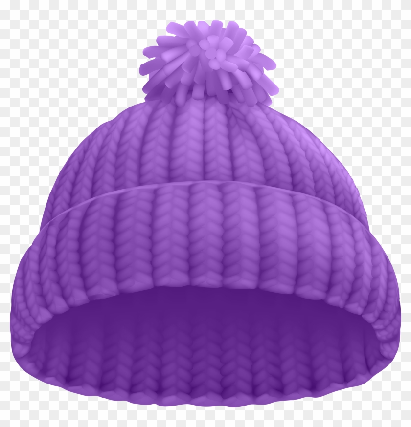 Purple Winter Hat Png Clip Art Image Transparent Png