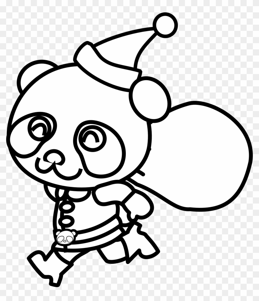 Svg Download Best Thinking Bulb Clip Art Fun - Christmas Panda Coloring Pages - Png Download