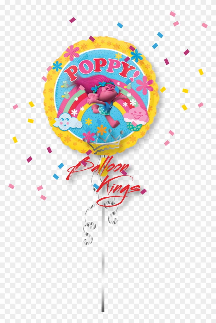 Poppy Trolls - Basketball Balloons Png Clipart #221282