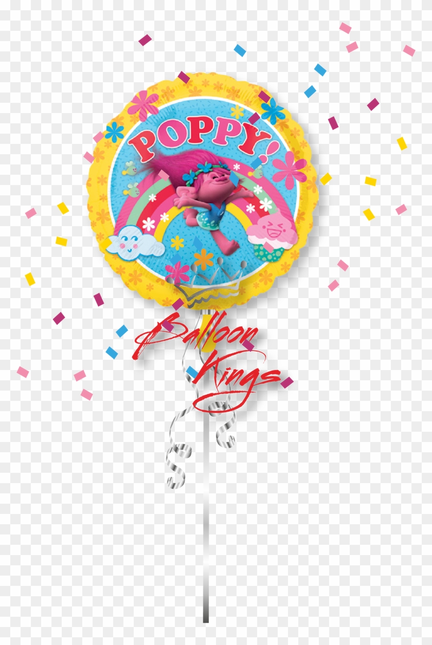 Poppy Trolls - Basketball Balloons Png Clipart