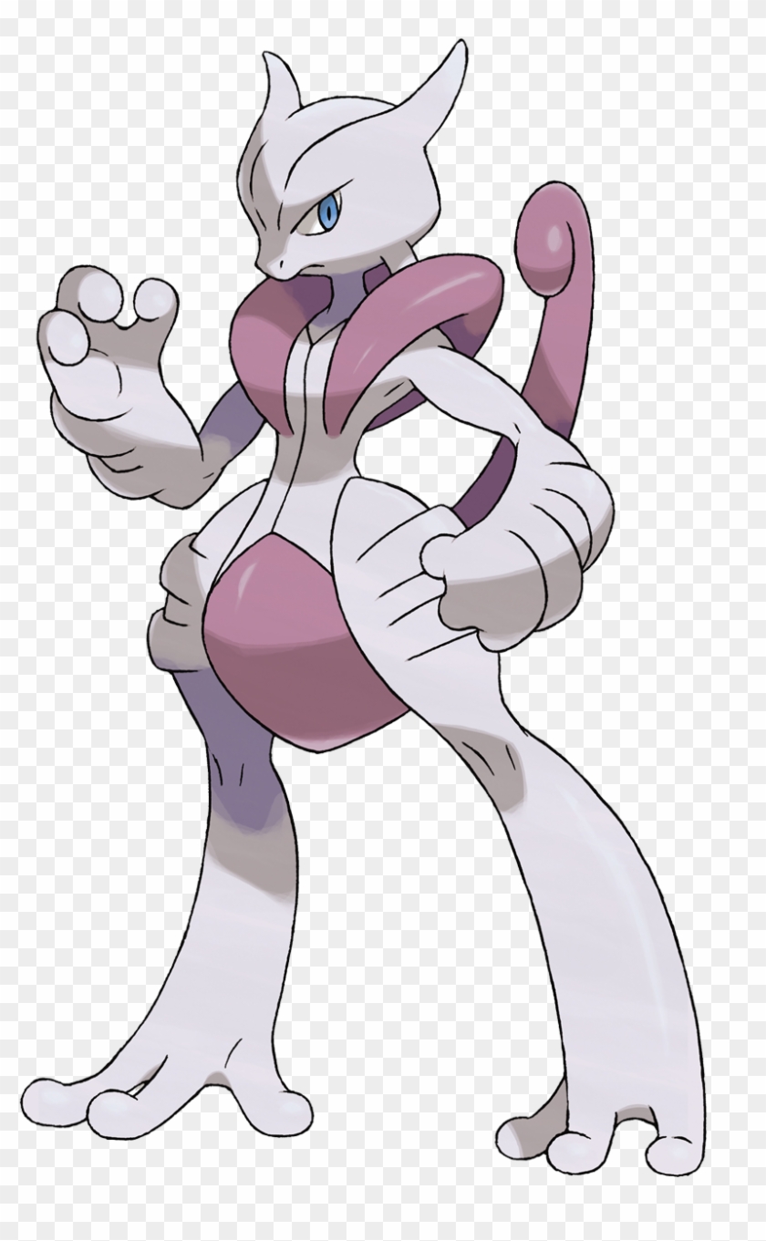 305 Mewtwo Mega X Clipart