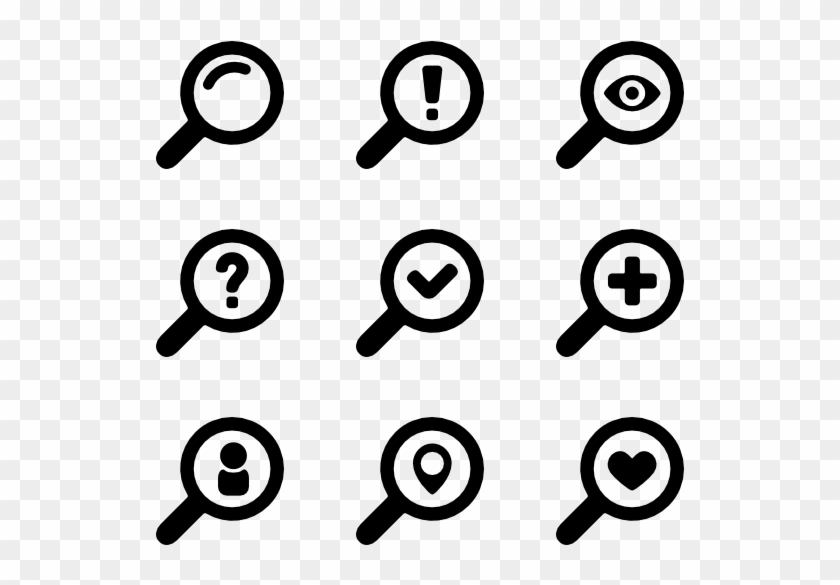 Search Magnifiers - Icon Magnifying Glass Clipart #221579