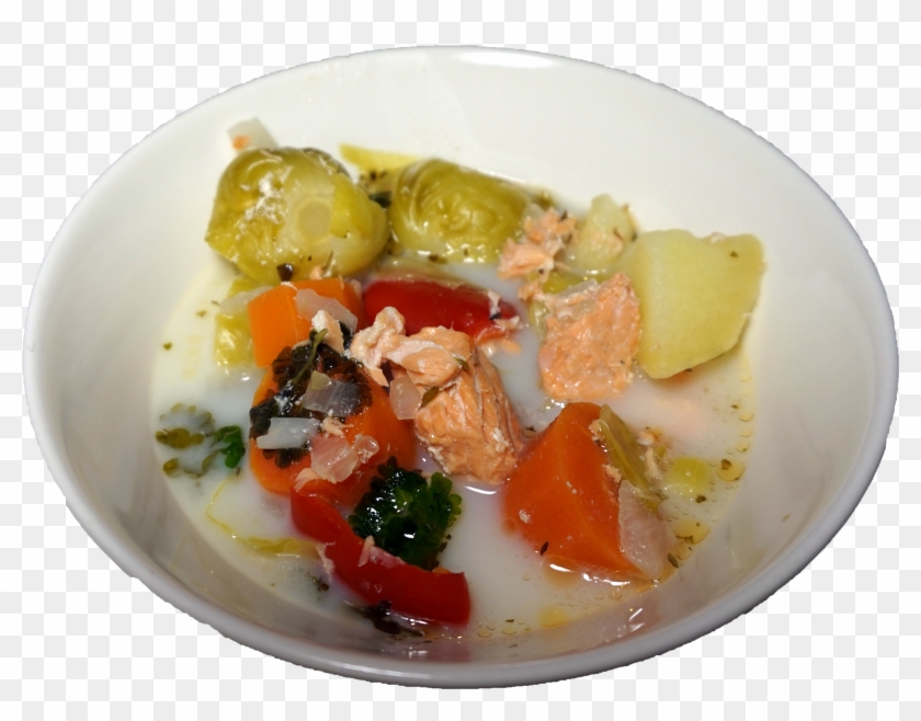 Salmon Soup - Fruit Salad Clipart