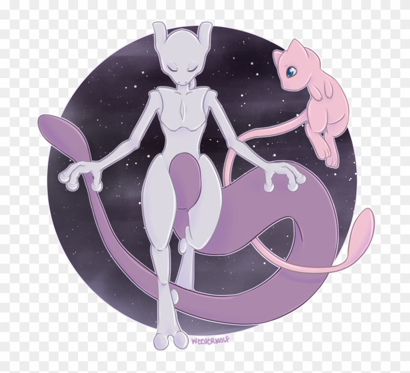 [r] Mew And Mewtwo - Mewtwo Animated Transparent Clipart