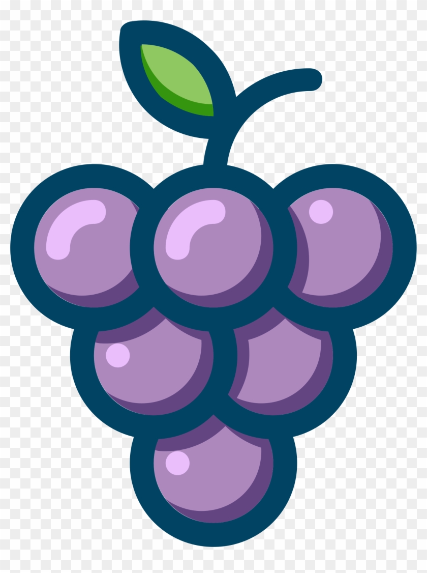 1790 X 2316 5 - Clipart Grapes Blue - Png Download