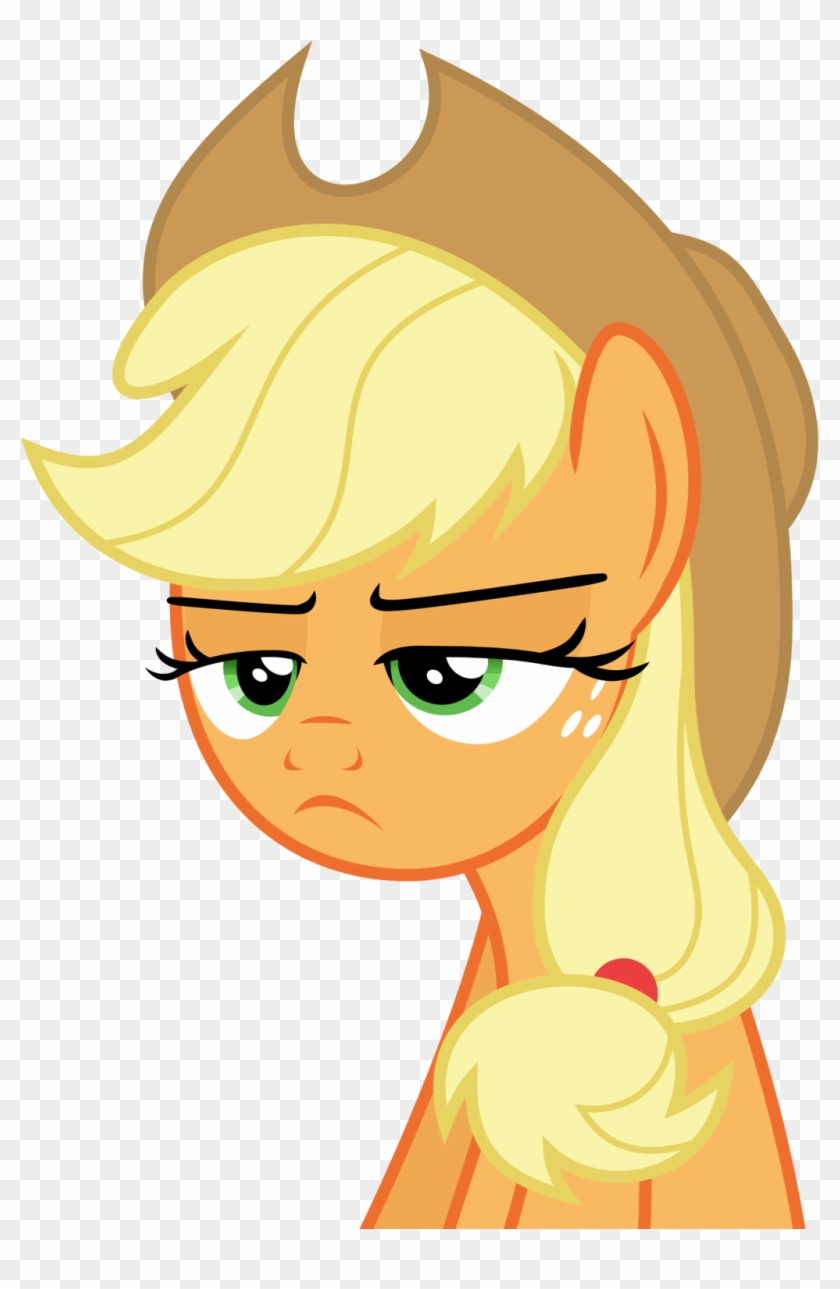 Mlp Jappleack Is Not Amused By Mewtwo-ex - My Little Pony Applejack Ül Clipart