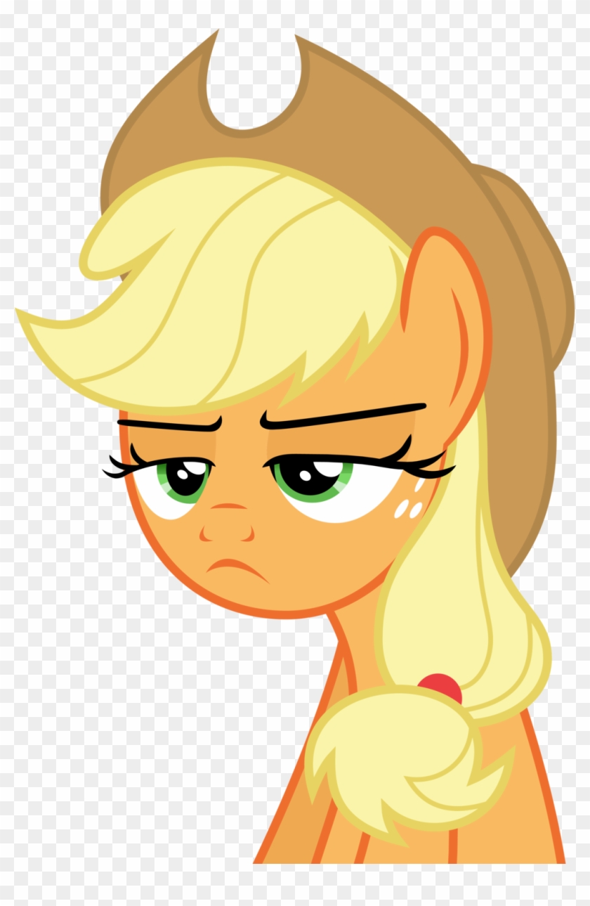 Mlp Jappleack Is Not Amused By Mewtwo-ex - My Little Pony Applejack Ül Clipart #221975