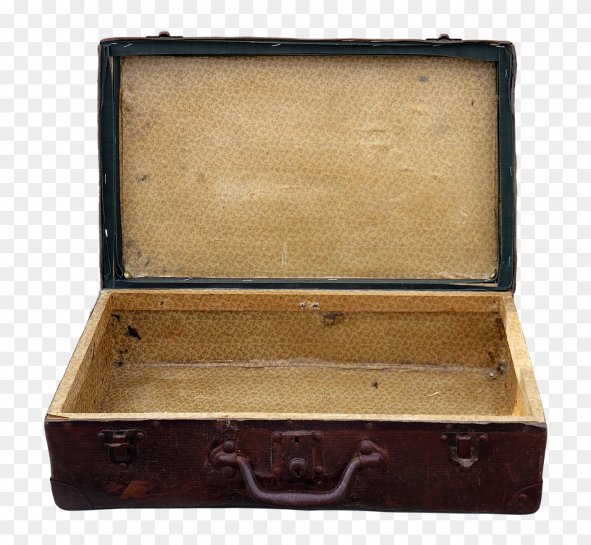 Suitcase Png - Old Suitcase Open Png Clipart