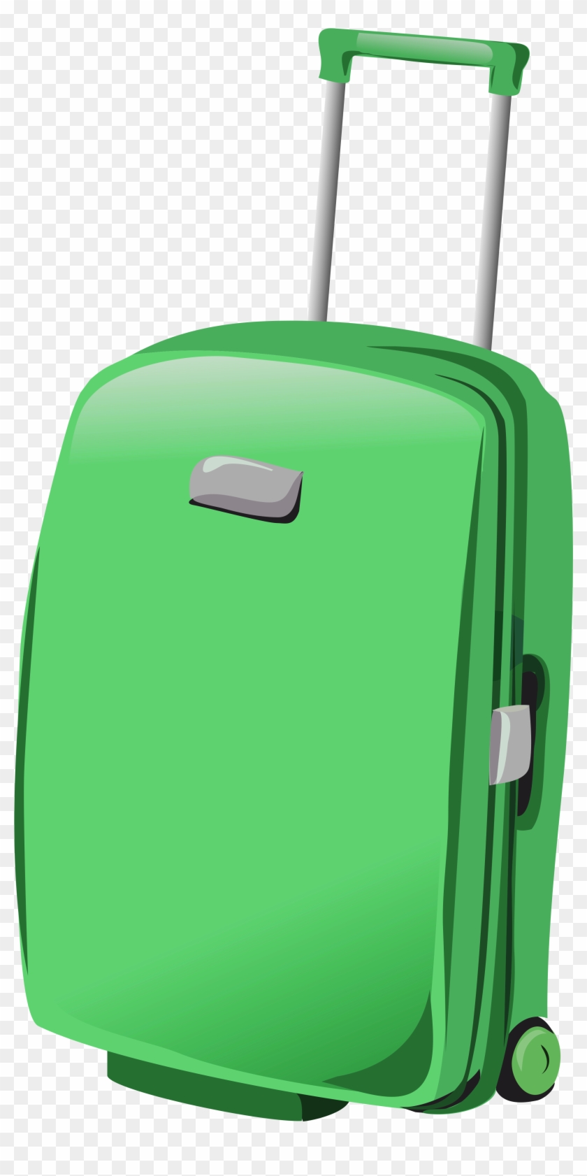 Green Suitcase Png Clipart - Transparent Background Suitcase Clipart #222379