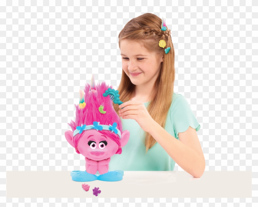 Trolls Poppy Styling Troll - Muñecos De Trolls Pelicula Clipart #222403