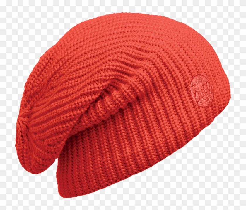 Knitted & Polar Slouchy Hat Drip Orange - Slouch Hat Png Transparency Clipart