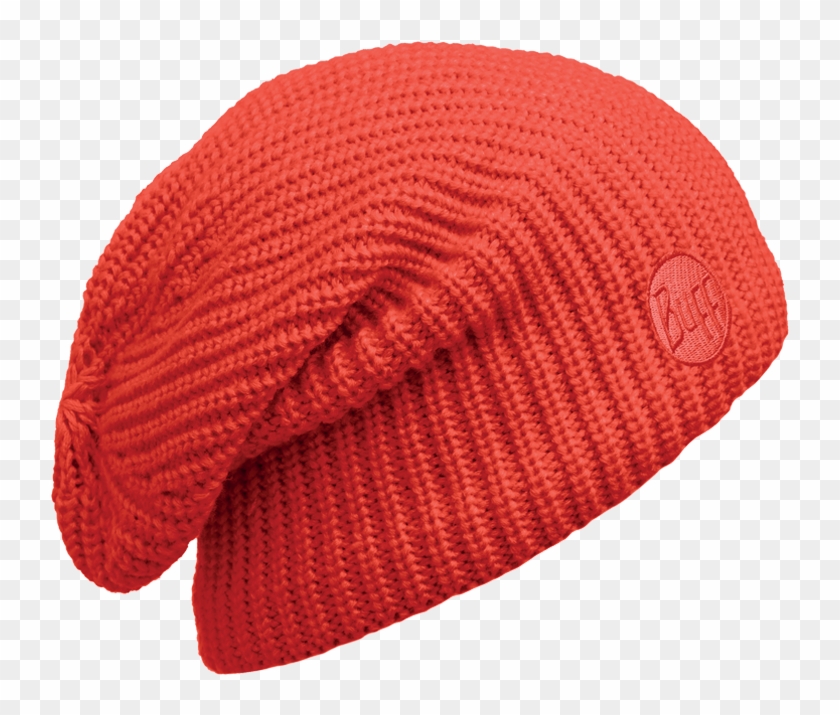 Knitted & Polar Slouchy Hat Drip Orange - Slouch Hat Png Transparency Clipart #222405