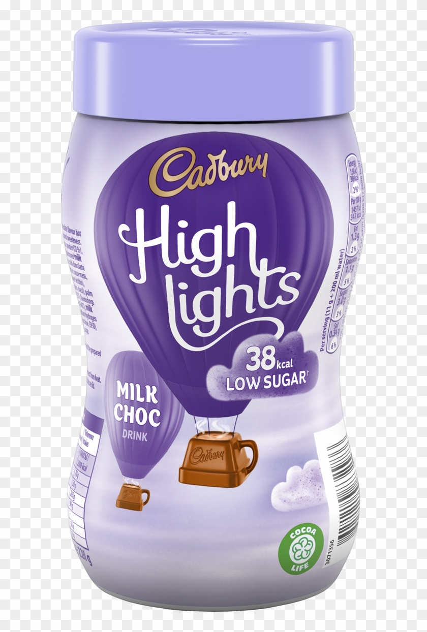 The Deliciously Light Way To Enjoy Hot Chocolate Cadbury - Cadbury Highlights Clipart #222427