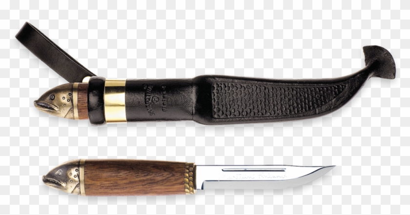Salmon Knife - Lohen Pää Puukko Clipart
