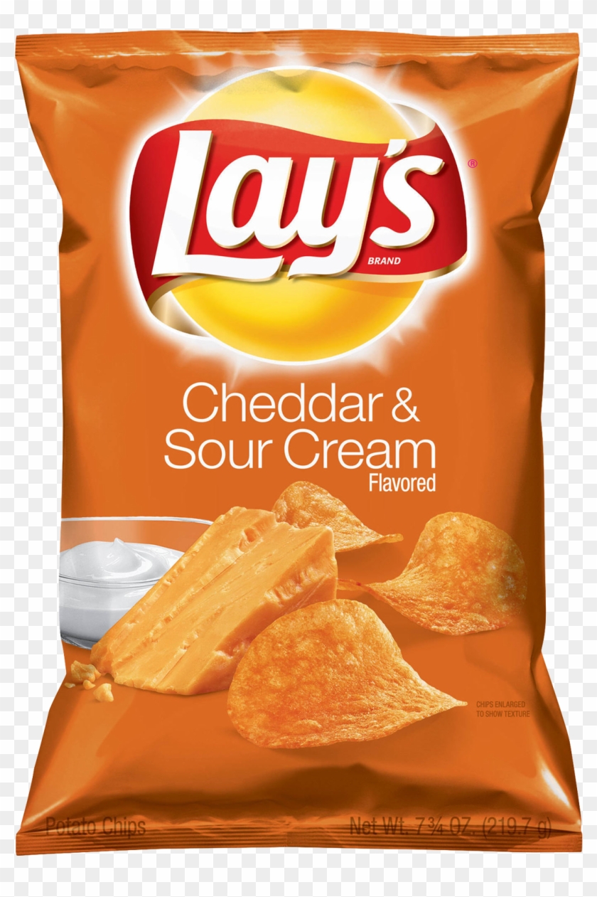 Lays Chips Pack - Lays Cheddar And Sour Cream Clipart #222606