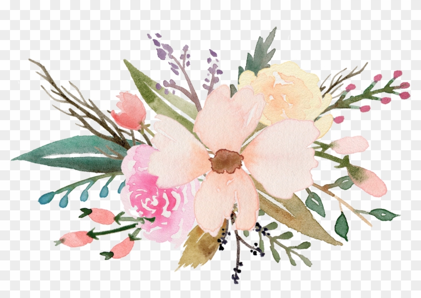 Watercolour Flower Clipart Free , Png Download Transparent Png #222656