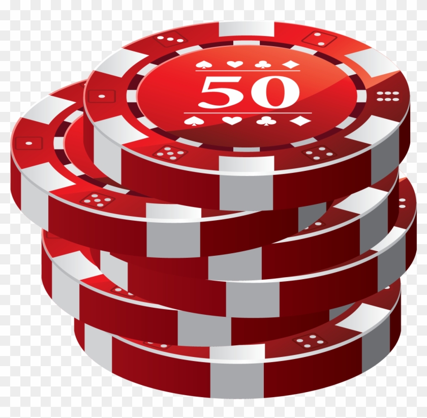 Poker Chips - Poker Casino Token Png Clipart