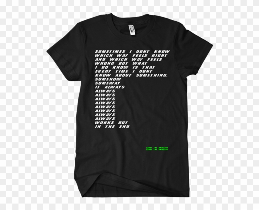 In The End Tee - Blues T Shirt Clipart