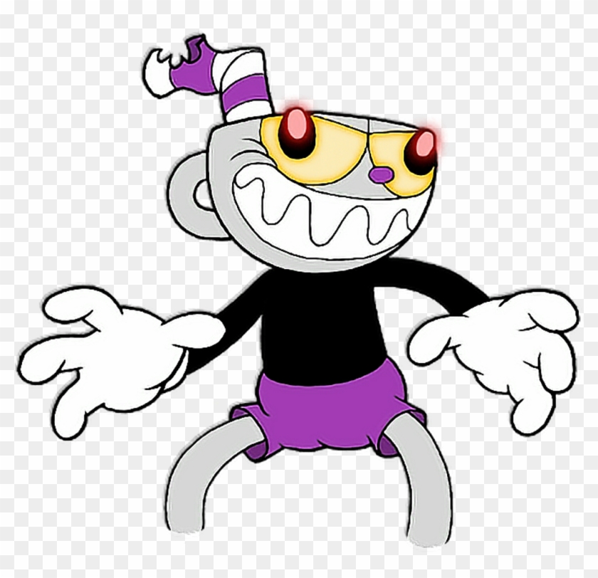 Cuphead Sticker - Evil Cuphead Clipart