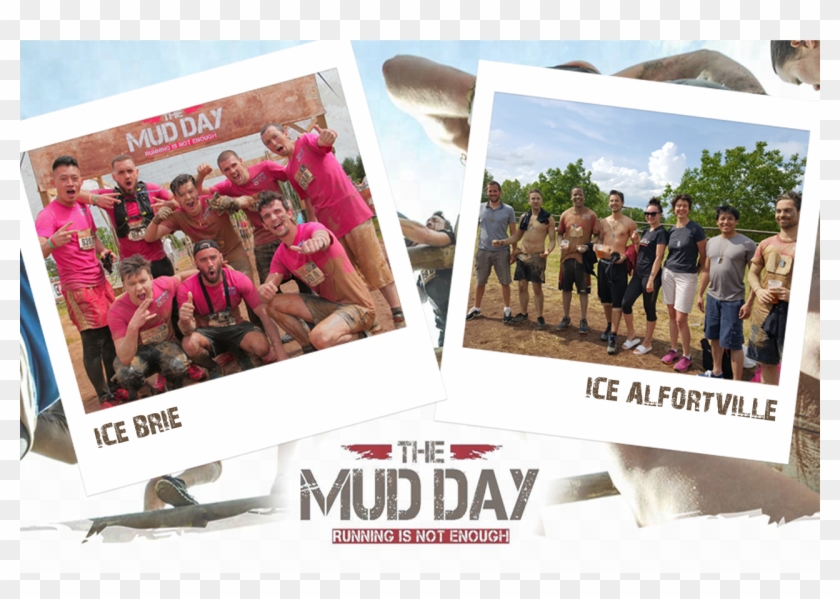 Four Ice Sas Teams Took Up The Challenge Of The Mud - Flyer Clipart #223861