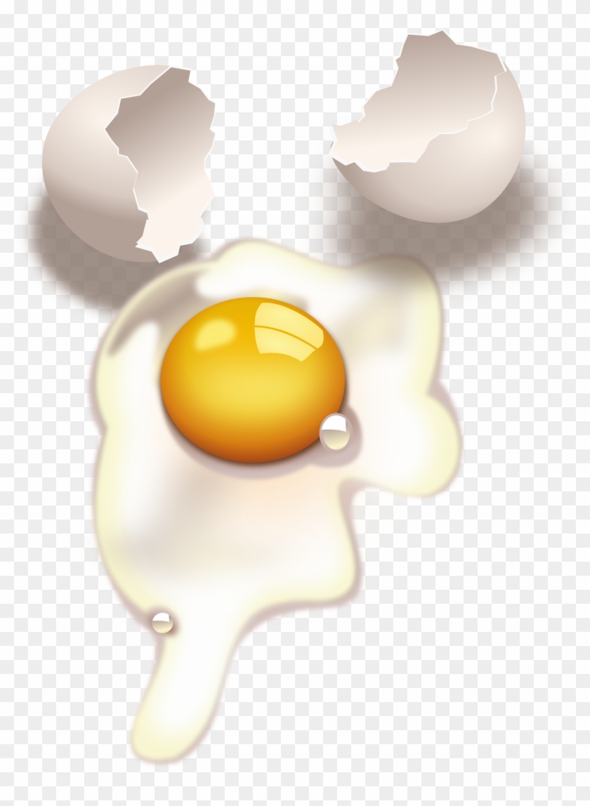 Egg, Broken, Yolk, Raw, Cracked, Uncooked, Shell - Egg Clipart
