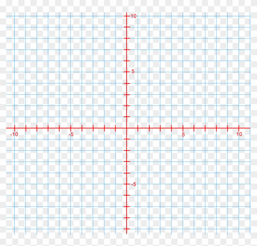 Printable Graph Paper With Numbers - Cross Clipart