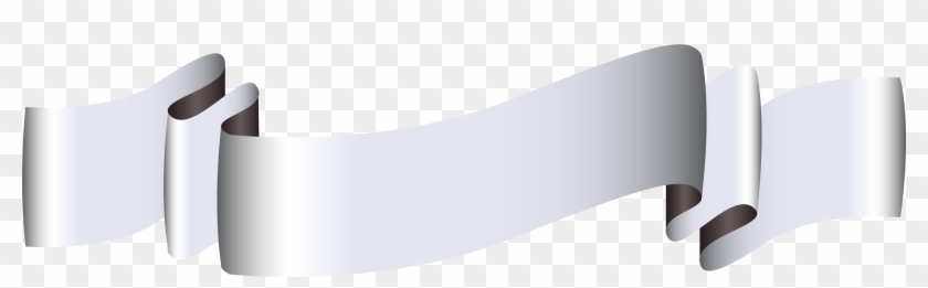 Silver Banner Ribbon Png , Png Download - Architecture Clipart