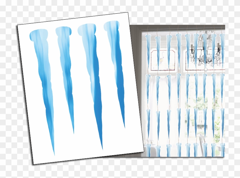 Icicle Curtain - Paper Clipart #224648