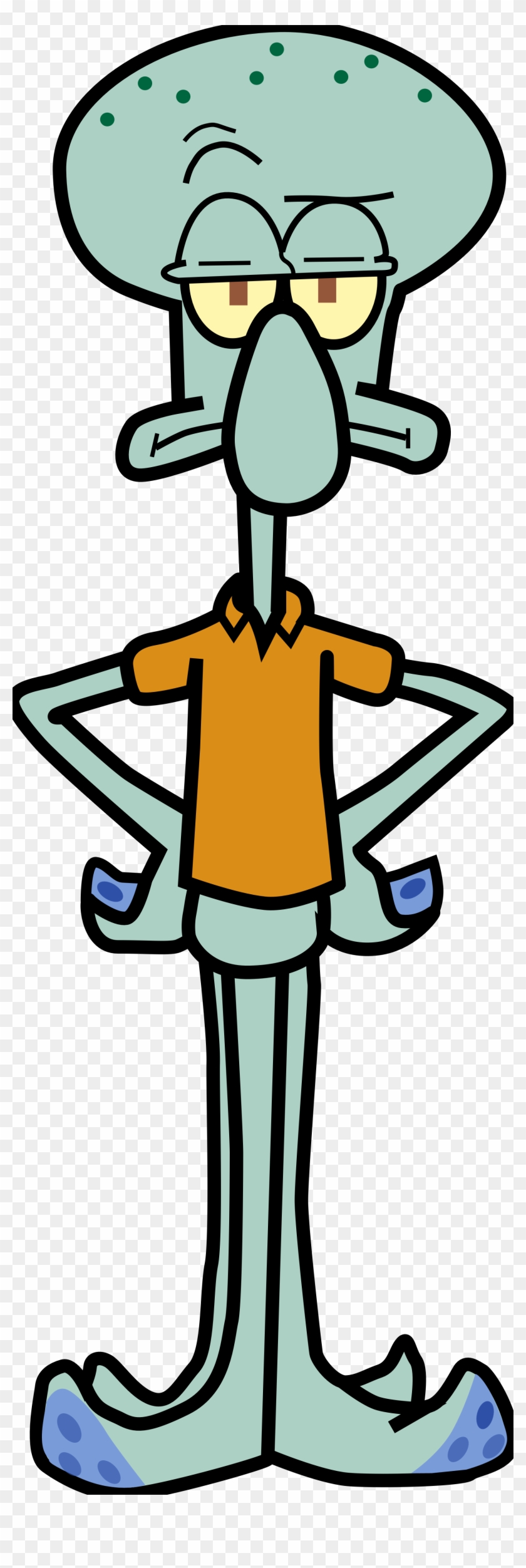 Squidward Tentacles Picture - Squidward From Spongebob Clipart #224813