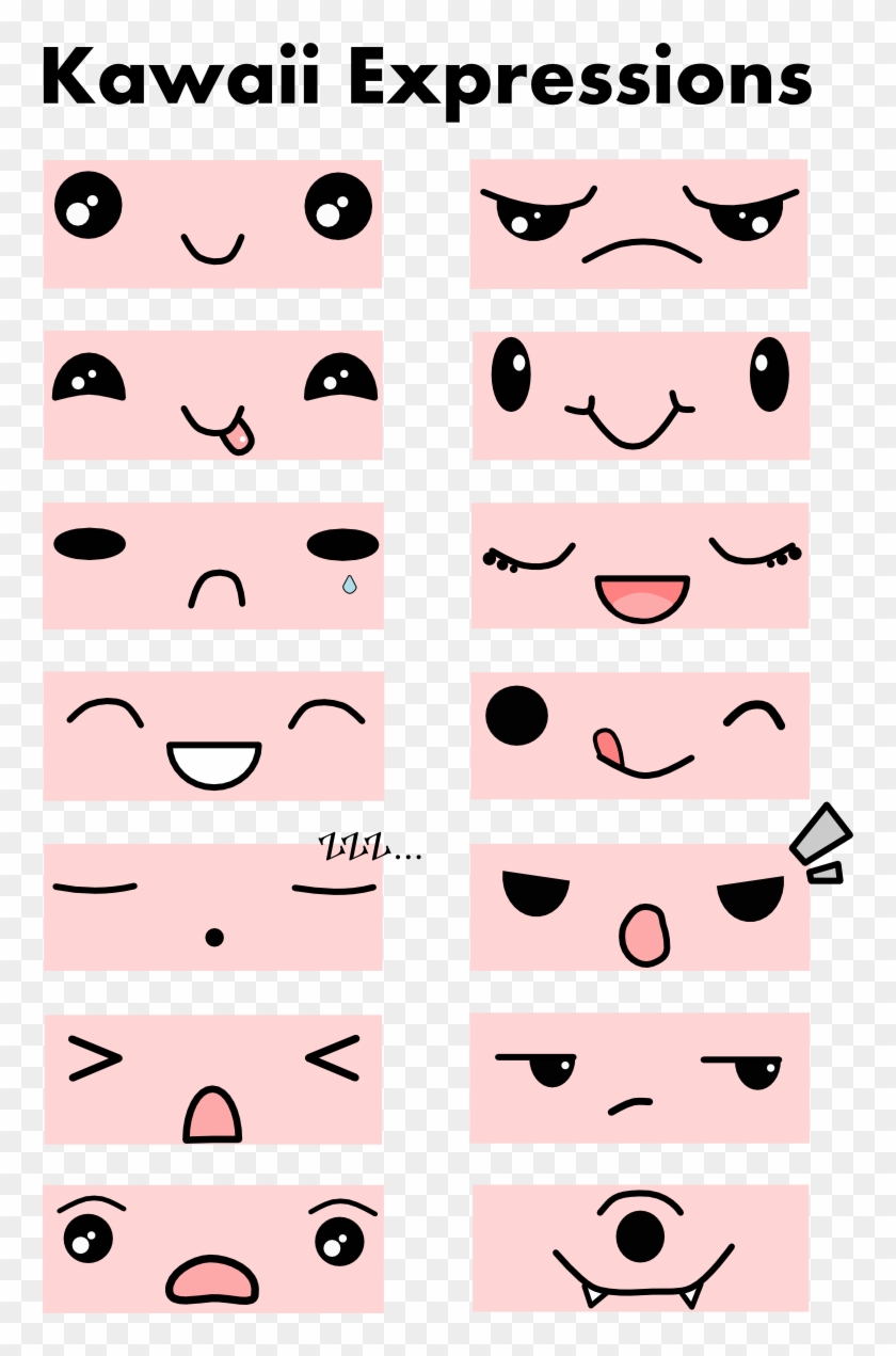 Polymer Clay Kawaii Face Ideas Kawaii Expression Clipart 224926 Pikpng - kawaii face roblox kawaii faces face cute faces