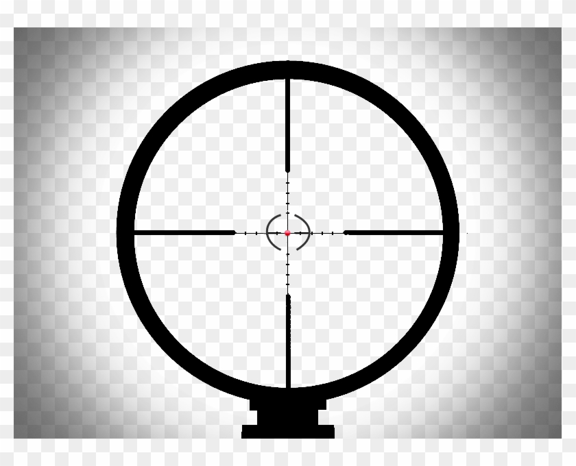 Scope Sight Png - Red Sniper Scope Sight Clipart #224998