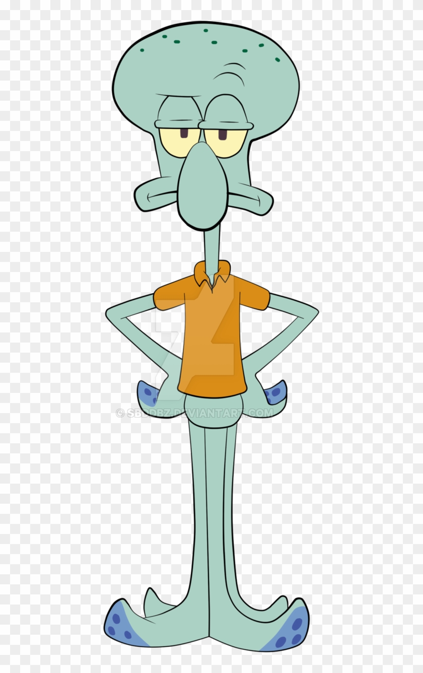 Squidward Tentacles - Squidward With Transparent Background Clipart #225006