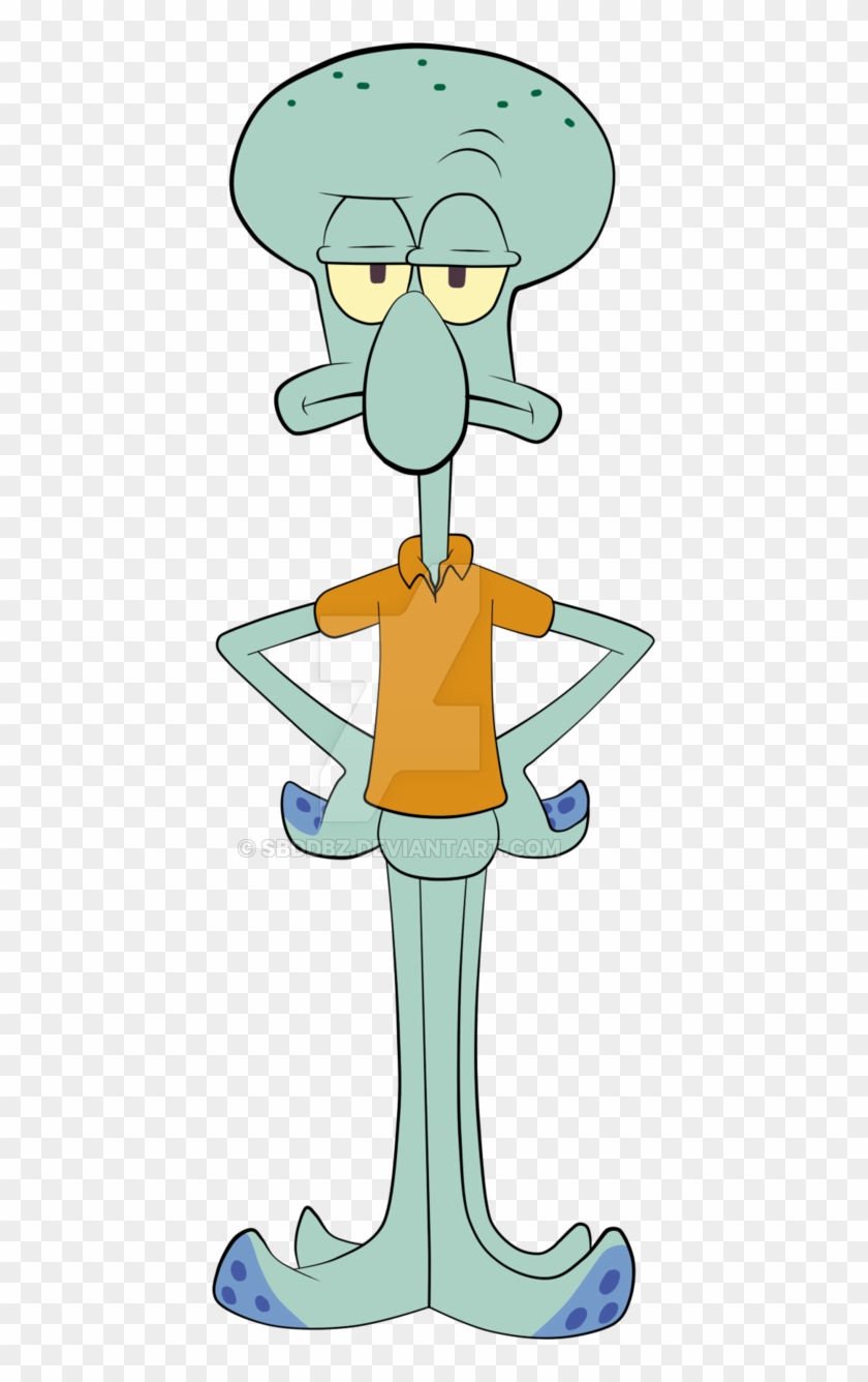 Squidward Tentacles - Squidward With Transparent Background Clipart