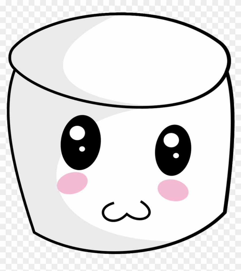 Cute Face Png - Cute Marshmallow Clipart Png Transparent Png