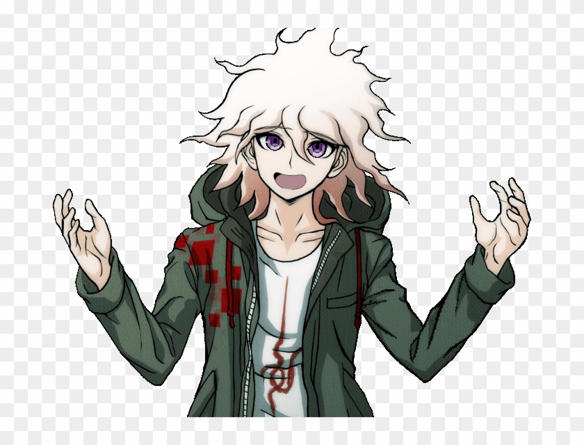 Daily Kawaii Face - Nagito Komaeda Sprites Clipart