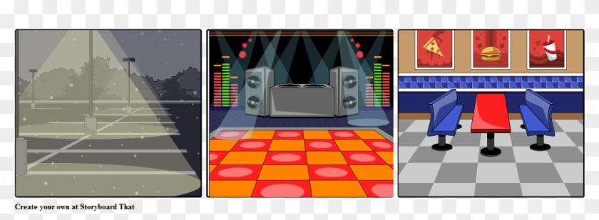 Snowfall - Burger Ad Story Board Clipart #225535