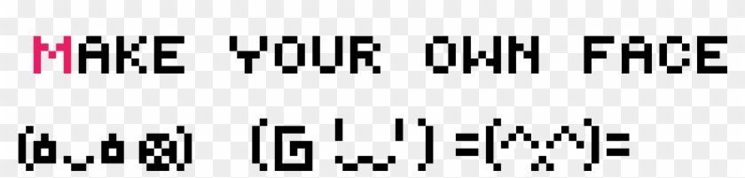 Make Your Own Kawaii Face = = - Ink Clipart