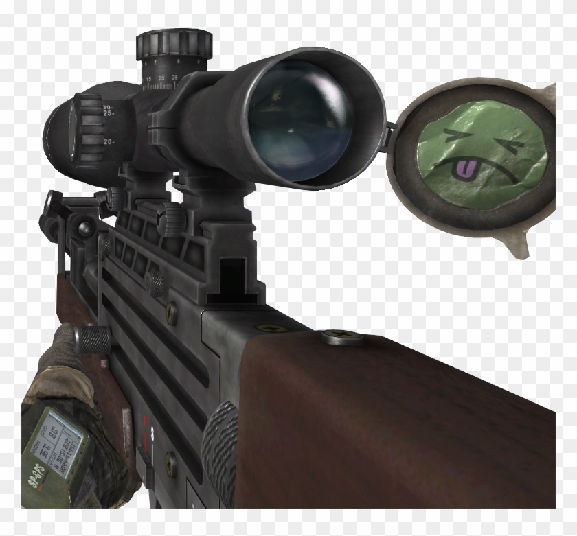 Clip Art Transparent Scope Transparent Mw2 Sniper - Wa2000 Modern Warfare 2 - Png Download #225786