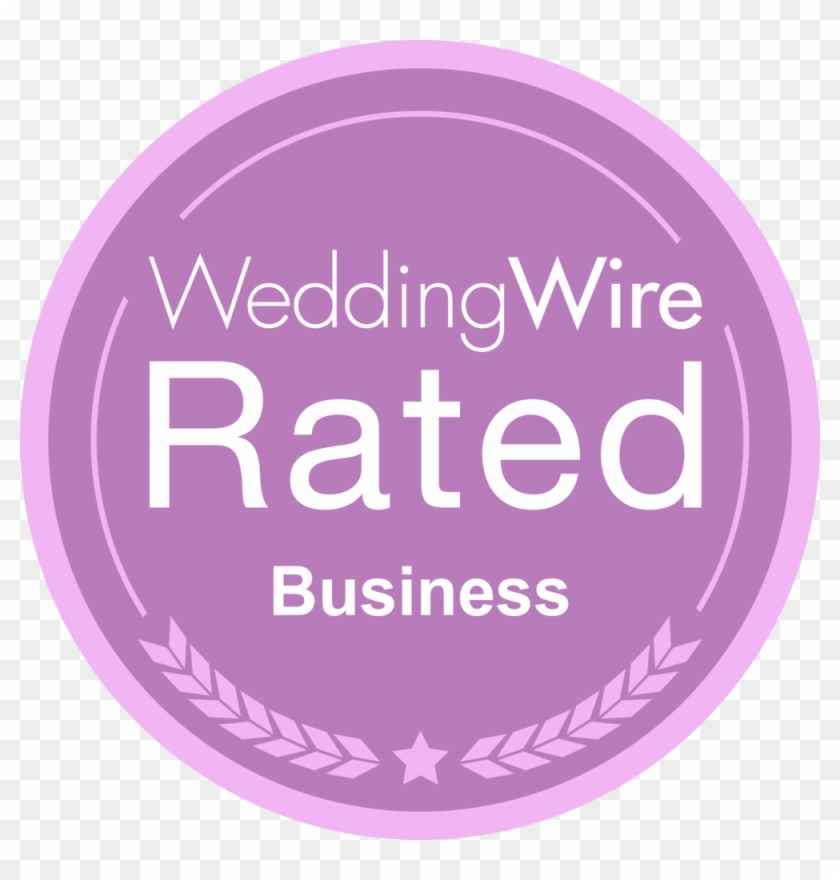 New Places To Review Our Wedding Sparklers - Wedding Wire Rated Badge Clipart