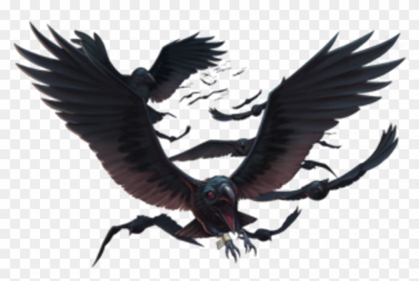 Ftestickers Birds Crown Animals Silhouette Bird Animal - カラス Clipart