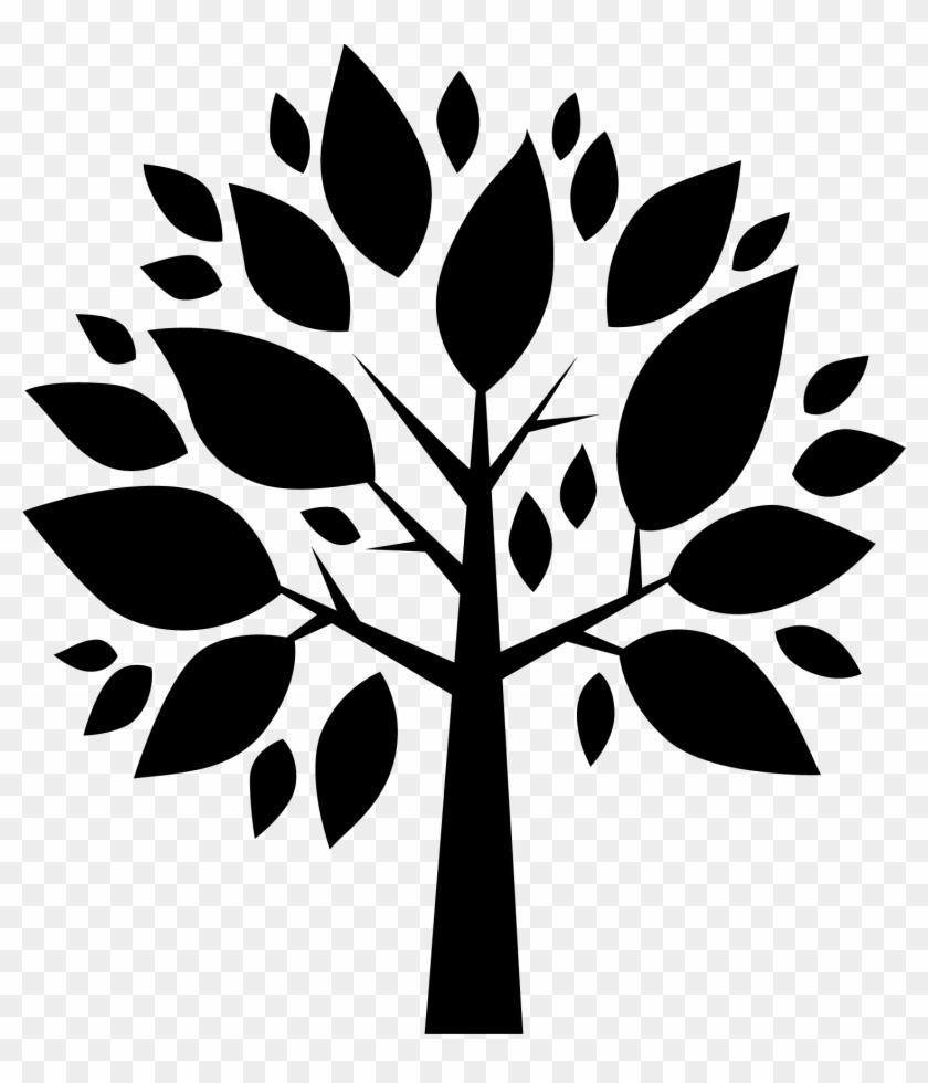 Tree Silhouette - Arbol De Dinero Png Clipart