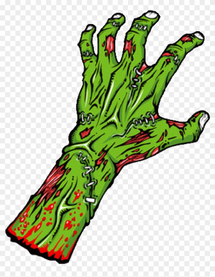 Download - Green Zombie Hand Clipart #226390