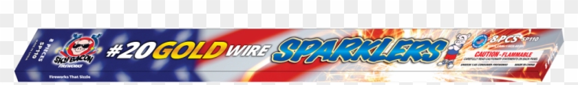 #20 Gold Sparklers Wire - Sparkler Clipart