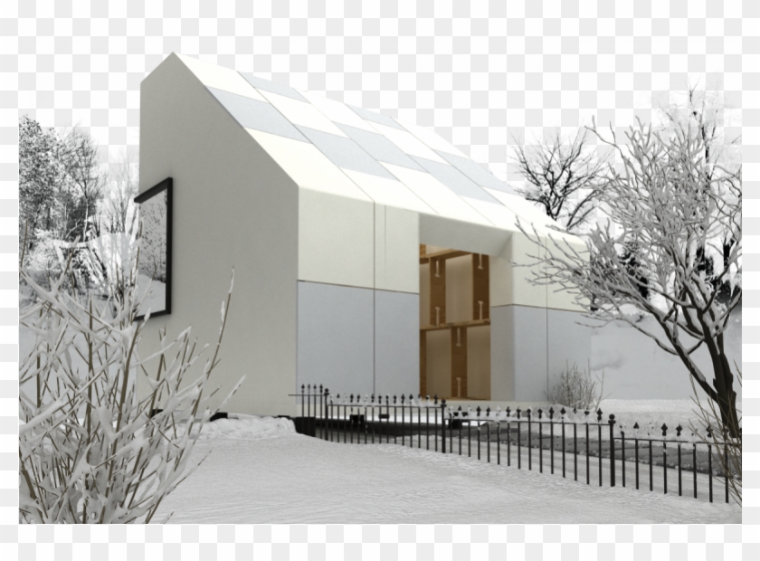 Cliphut Structural Building System House Snowfall - Snow - Png Download #226491